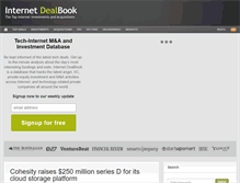 Tablet Screenshot of internetdealbook.com